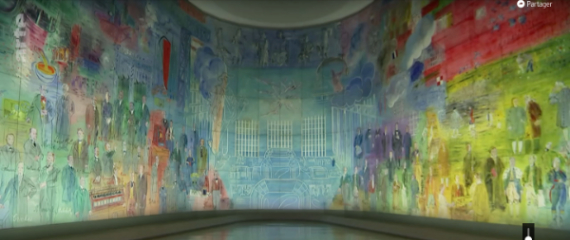 Vue d'ensemble de la F&eacute;e &Eacute;lectricit&eacute; de Raoul Dufy